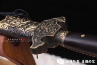 铜装经典富贵花牡丹剑-实惠款