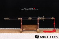 铜装经典富贵花牡丹剑-实惠款