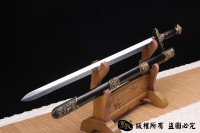 铜装经典富贵花牡丹剑-实惠款