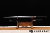 铁装手雕刻汉剑-错银错铜工艺-孤品，大师作品