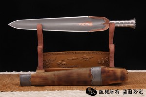 龙渊剑-孤品-古法一体打造 大师制作