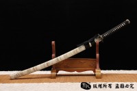 铜装T10烧刃武士刀