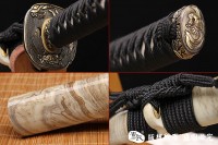铜装T10烧刃武士刀