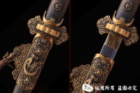 全包铜天龙切刃唐刀