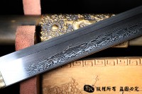 全包铜天龙切刃唐刀