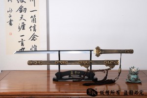 全包铜天龙切刃唐刀