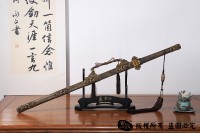 全包铜天龙切刃唐刀