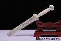 大马士革全银装小剑 查长伟作品