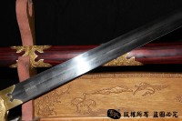 紫檀手雕尚方剑 孤品1把 查长伟作品