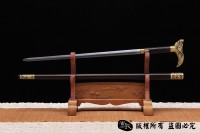 龙泉龙头手杖剑