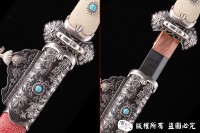 精品镀银唐刀-独家天梯纹