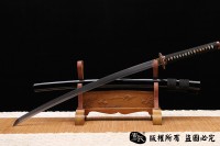 龙图打刀-全钢敷土烧刃武士刀