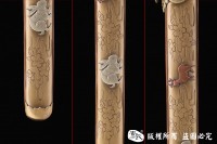 佛光纹手工短剑