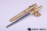 佛光纹手工短剑