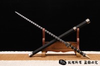 手工传统方节鞭（鞭）-百炼钢精品