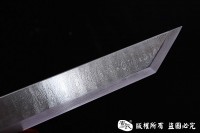 手工大马士革短唐刀 查长伟作品