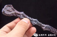 蜗牛人生 手工雕刻茶剑