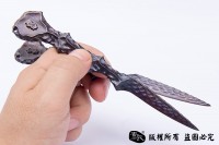 蜗牛人生 手工雕刻茶剑