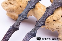 蜗牛人生 手工雕刻茶剑