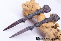 蜗牛人生 手工雕刻茶剑