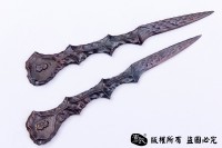 蜗牛人生 手工雕刻茶剑