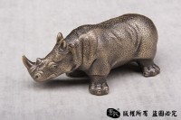 犀牛-黄铜实心打造