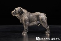 非常萌的斗牛犬-全铜实心制作