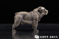 非常萌的斗牛犬-全铜实心制作