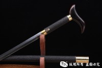 珍珠鱼皮精品手杖剑
