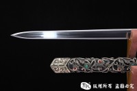 精细镂空唐草唐剑