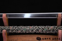 精细镂空唐草唐剑