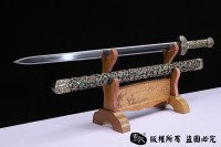 精细镂空唐草唐剑