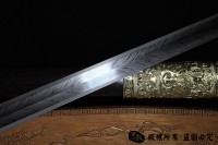 昆吾羽毛钢汉剑-亮铜版