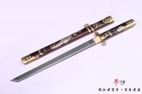 唐官刀-大马士革短刀