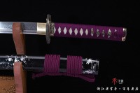 君子花纹钢武士刀