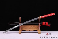 石纹百炼钢武士刀