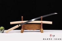 大马士革木装刀-常规保存鞘