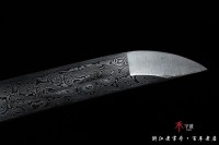 大马士革木装刀-常规保存鞘