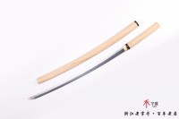 大马士革木装刀-常规保存鞘