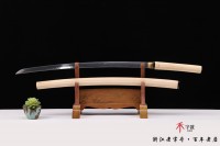 大马士革木装刀-常规保存鞘