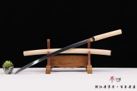 大马士革木装刀-常规保存鞘