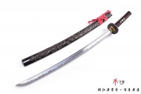 龙腾武士刀-人工刃纹